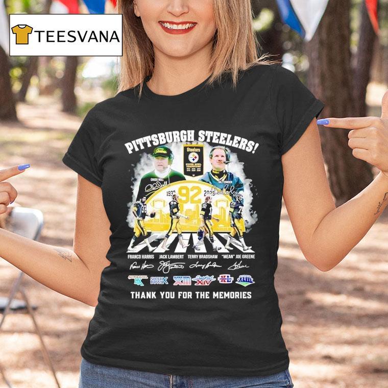 Pittsburgh Slers Players Road And Signature Thank You For The Memories T Shirt Pittsburgh Slers Players Road And Signature Thank You For The Memories T Shirt