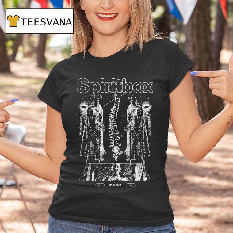 Spiritbox Tsunami Sea Soft Spine Music Video Carbon T Shirt Spiritbox Tsunami Sea Soft Spine Music Video Carbon T Shirt