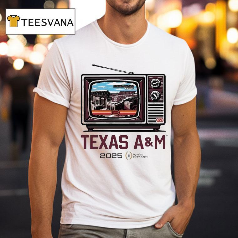 Texas Am Aggies College Football Playoff Tv Stadium T Shirt Texas Am Aggies College Football Playoff Tv Stadium T Shirt