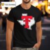Texas Tech Dark Horse Galvanized Pride Hood State T Shirt