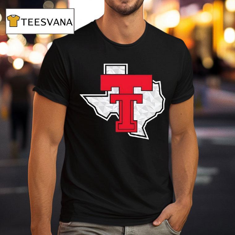 Texas Tech Dark Horse Galvanized Pride Hood State T Shirt Texas Tech Dark Horse Galvanized Pride Hood State T Shirt