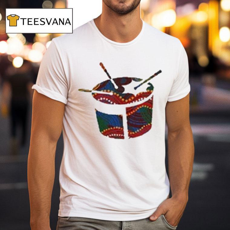 Triple J Drum Indigenous T Shirt Triple J Drum Indigenous T Shirt