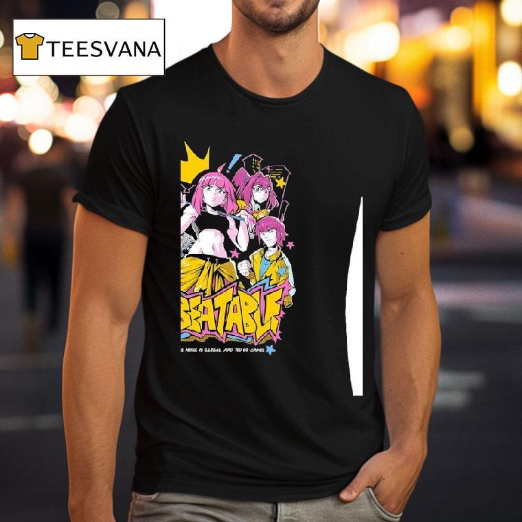 Unbeatable A Game Where Music Is Illegal And You Do Crimes T Shirt Unbeatable A Game Where Music Is Illegal And You Do Crimes T Shirt