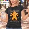 Vitruvian Gingerbread Man In Circle T Shirt