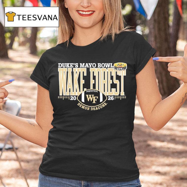 Wake Forest Demon Deacons Football Duke S Mayo Bowl T Shirt Wake Forest Demon Deacons Football Duke S Mayo Bowl T Shirt