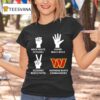 Washington Commanders Nothing Beats Rock Beats Scissors Paper Beats Rock Scissors Beats Paper T Shirt