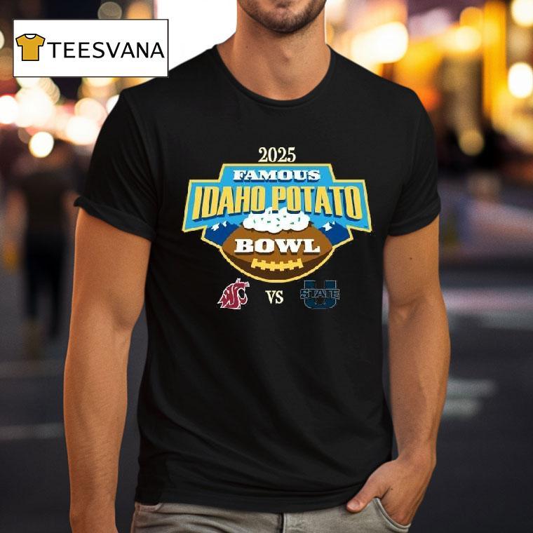 Washington State Cougars Vs Utah Utes Famous Idaho Potato Bowl T Shirt Washington State Cougars Vs Utah Utes Famous Idaho Potato Bowl T Shirt