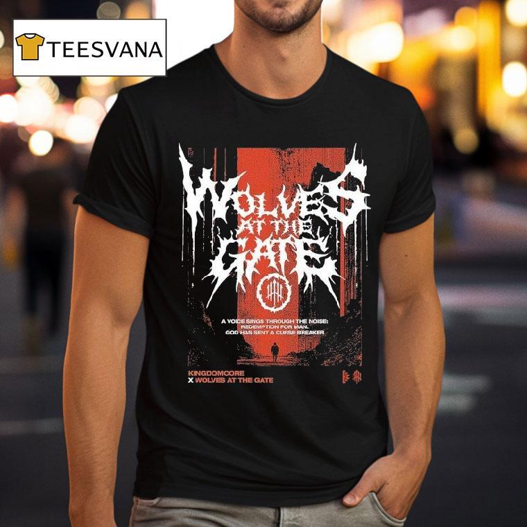 Wolves At The Gate X Kingdomcore The Wasteland T Shirt Wolves At The Gate X Kingdomcore The Wasteland T Shirt