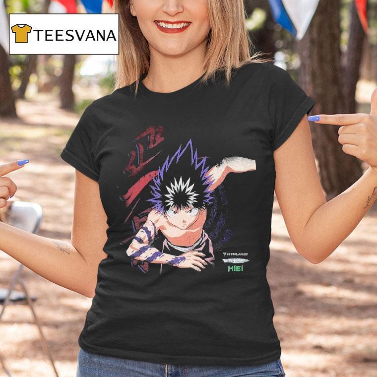 Yuyu Hakusho Hiei Spiral Mega Hypland T Shirt Yuyu Hakusho Hiei Spiral Mega Hypland T Shirt