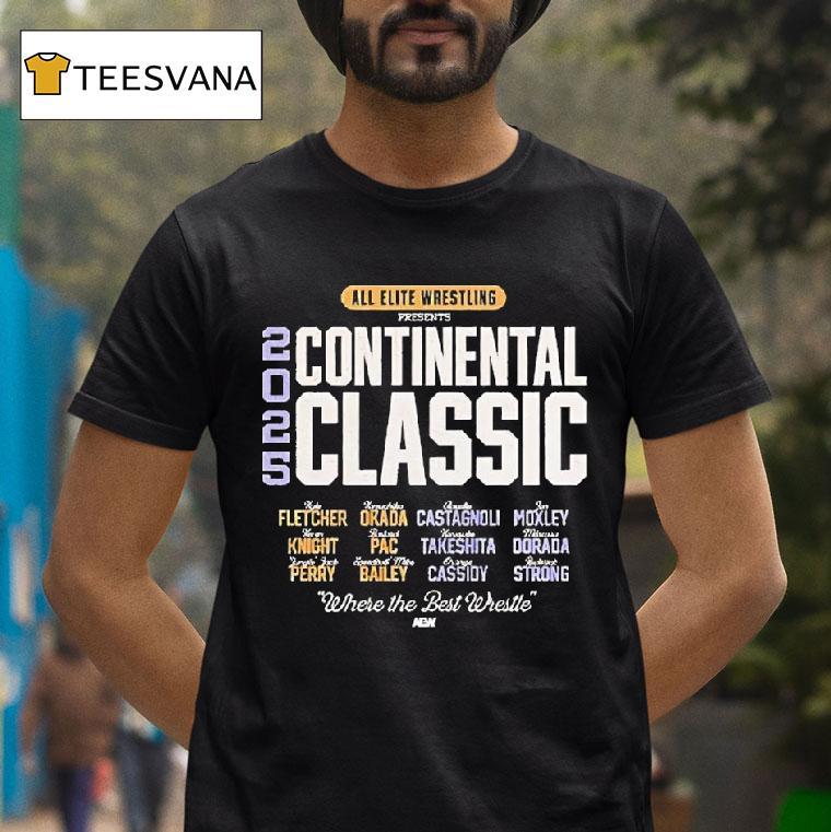 All Elite Wrestling Presents Aew Continental Classic Where The Best Wrestle T Shirt All Elite Wrestling Presents Aew Continental Classic Where The Best Wrestle T Shirt