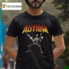 Autism Skeleton Gun Fire T Shirt
