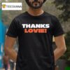 Ben Johnson Thanks Lovie Chicago Bears T Shirt