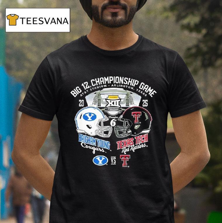 Byu Vs Texas Tech Big Championship Football T Shirt Byu Vs Texas Tech Big Championship Football T Shirt