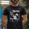 Chaulo Raven Eating Eyes Skull Skateboard T Shirt