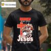 Cleveland Browns In My Veins Jesus In My Heart Features A Football Player Logos Cross T Shirt