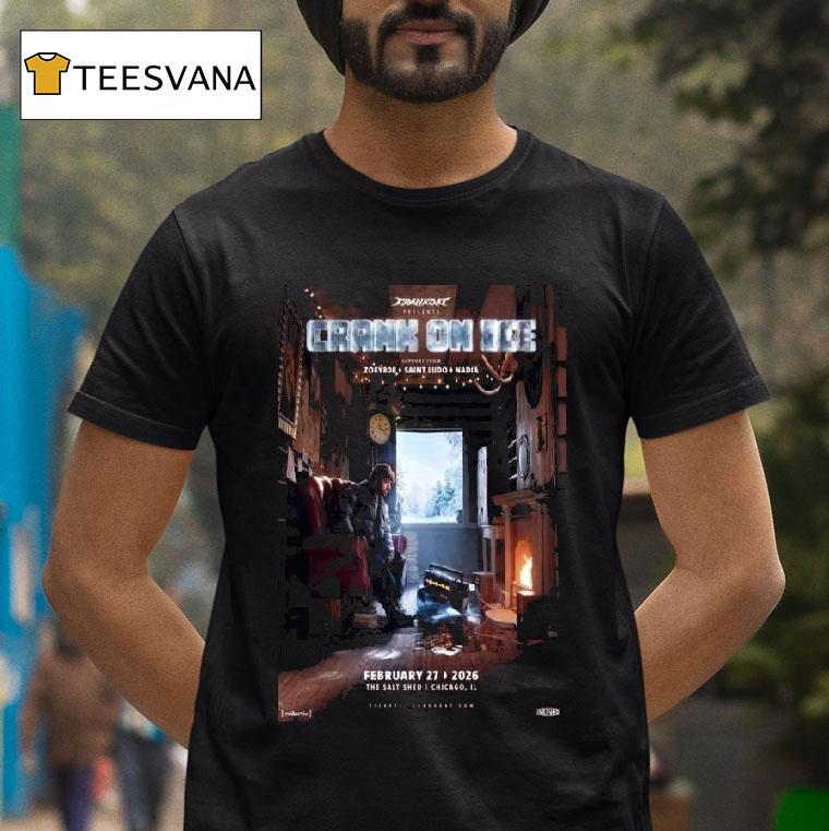 Crankdat On Ice February Th Chicago Tour T Shirt Crankdat On Ice February Th Chicago Tour T Shirt