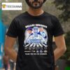 Dallas Cowboys Years Signature Thank You For The Memories T Shirt