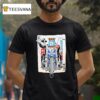 David Mann Wearing Playing King Card Riding Motor T Shirt
