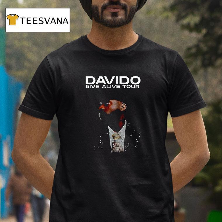 Davido Ive Alive Tour Europe Tour Schedule Portrai T Shirt Davido Ive Alive Tour Europe Tour Schedule Portrai T Shirt