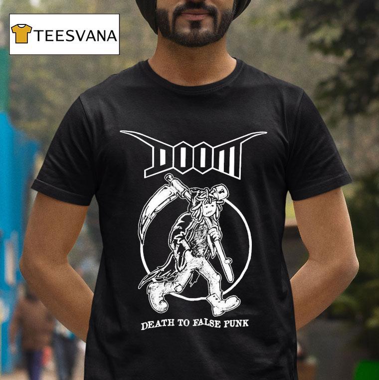 Doom Death To False Punk T Shirt Doom Death To False Punk T Shirt