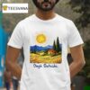 Field And Sun Gogh Outside Nature Vincent Van Gogh Style T Shirt