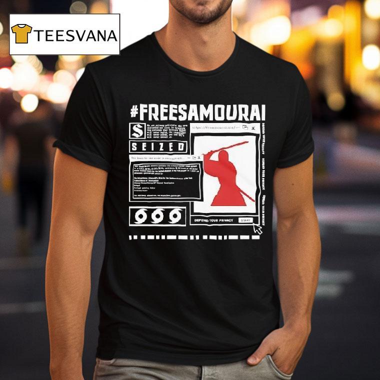 Free Samourai Seized Graphic T Shirt Free Samourai Seized Graphic T Shirt