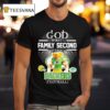 Green Bay Packers Football God First Family Second Then T Shirt
