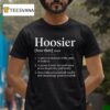 Hoosier Definition Indiana Hoosiers Indiana State Pride T Shirt