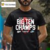 Indiana Big Ten Champs Bison Graphic T Shirt