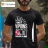 Indiana Hoosiers Never Daunted Champions Football T Shirt