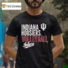 Indiana Volleyball Text Logo Overlay T Shirt
