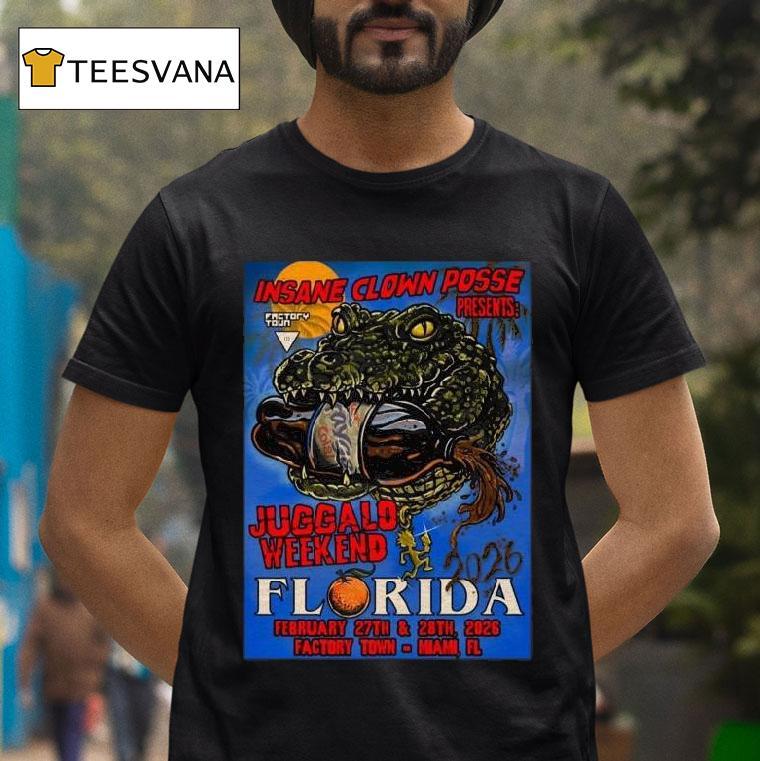 Insane Clown Posse Miami Fl February Concer T Shirt Insane Clown Posse Miami Fl February Concer T Shirt