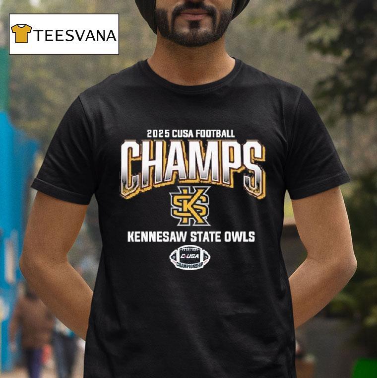 Kennesaw State Owls C Usa Football Conference Champions T Shirt Kennesaw State Owls C Usa Football Conference Champions T Shirt