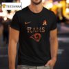 Los Angeles Rams X Avatar Fire And Ash Logo T Shirt