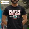 Miami Hurricanes Football Cfp Playoff First Round Winner T Shirt