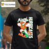 Miami Hurricanes Mascot Running T Shirt