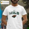 Minnesota Wild Fire Dept First In Last Out Logo T Shirt
