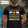 Monevator Buffalo Bear Ugly Christmas T Shirt