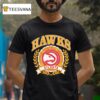 Naional Basketball Association Atlanta Hawks Crest Logo T Shirt