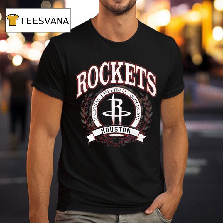 Naional Basketball Association Houston Rockets Crest Logo T Shirt Naional Basketball Association Houston Rockets Crest Logo T Shirt