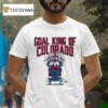 Nathan Mackinnon Goal King Of Colorado T Shirt