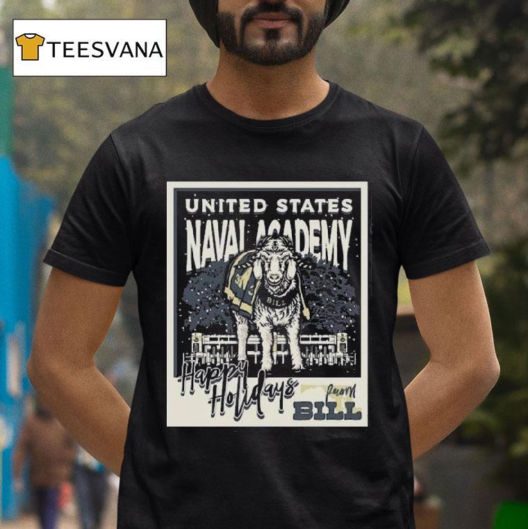 Navy Midshipmen Snowy Polaroid T Shirt Navy Midshipmen Snowy Polaroid T Shirt