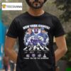 New York Giants Th Thank You For The Memories Players Abbey Road Signatures Vintage T Shirt