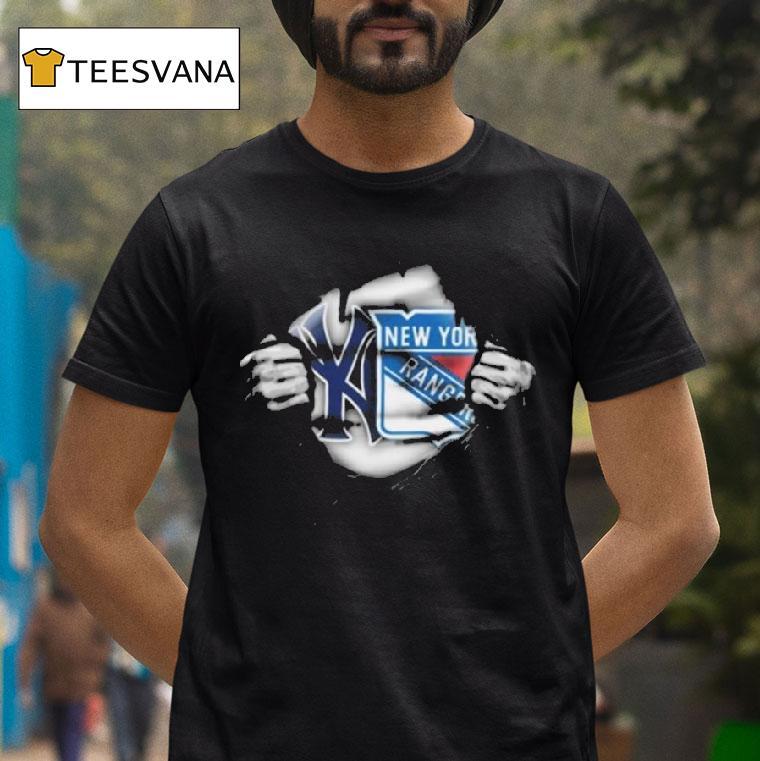 New York Rangers Ripped Logo Graphic T Shirt New York Rangers Ripped Logo Graphic T Shirt