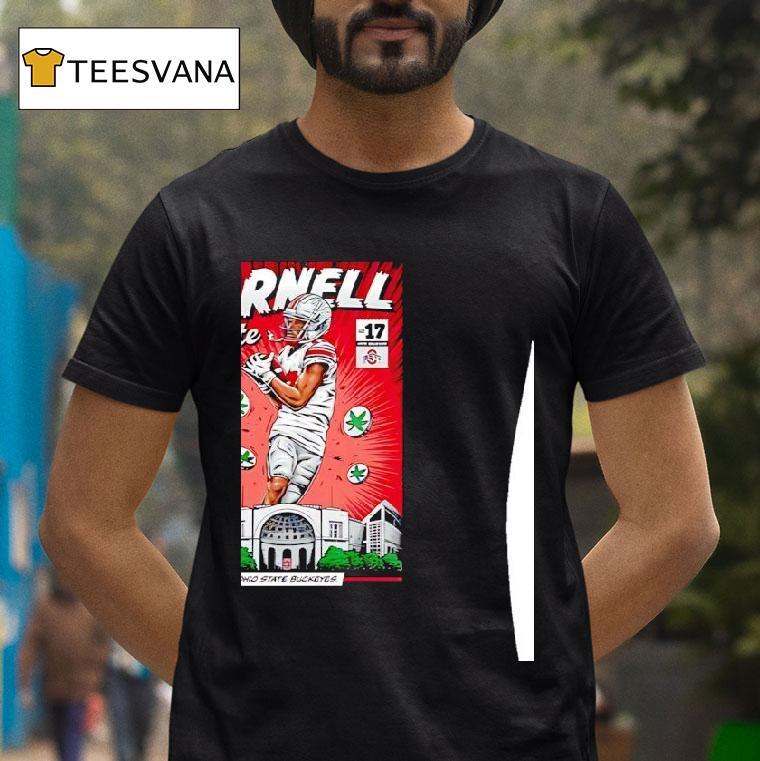Ohio State Buckeyes Carnell Tate Comic T Shirt Ohio State Buckeyes Carnell Tate Comic T Shirt