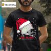 Ohio State Buckeyes Football Santa Helmet Tis The Season T Shirt