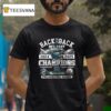 Philadelphia Eagles Back Back Nfc East Division Champions City Skyline Name Roster T Shirt