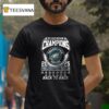 Philadelphia Eagles Back To Back Nfc East Division Champions Logo Name Roster T Shirt