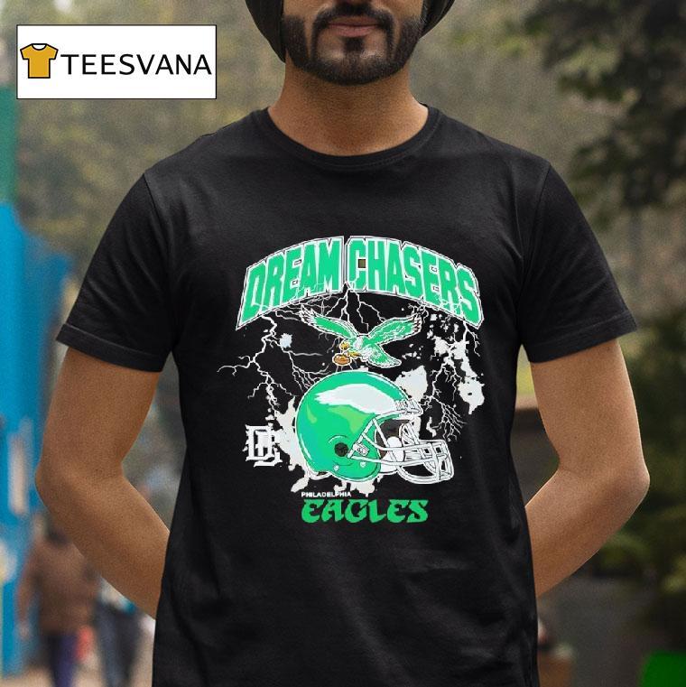 Philadelphia Eagles Dream Chasers Lightning T Shirt Philadelphia Eagles Dream Chasers Lightning T Shirt