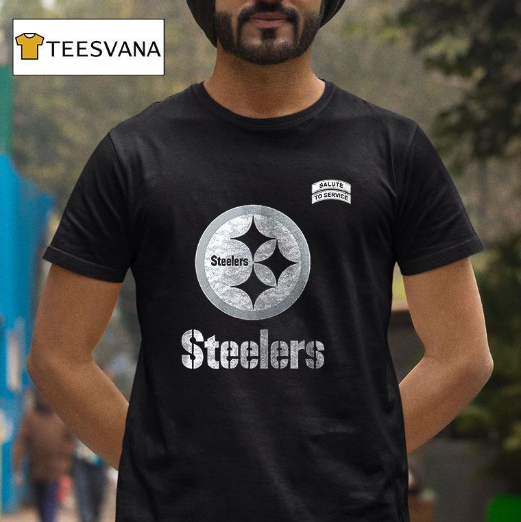 Pittsburgh Slers Salute To Service Here We Go Logo T Shirt Pittsburgh Slers Salute To Service Here We Go Logo T Shirt
